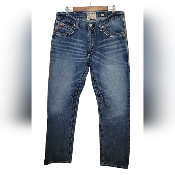 Ariat Men's M4 Coltrane Durango Low Rise Fashion Bootcut Jeans Size 36x34 - Picture 7 of 13